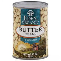 Eden Butter Beans, 15 Ounce