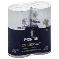 Morton Salt Shakers, Iodized, 8 Ounce
