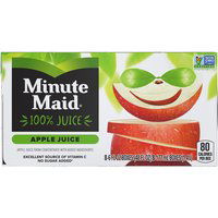 Minute Maid 100% Apple Juice (Pack of 8), 48 Ounce