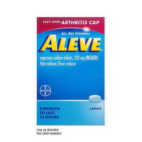 Aleve Caplets Easy Open Arthritis Cap, 50 Each