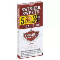 Swisher Sweet Cigarillo 5for3, 5 Each