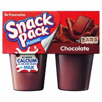 Snack Pack Chocolate Pudding (Pack of 4), 4 Each