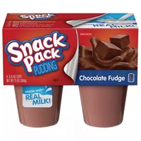 Snack Pack Chocolate Fudge Pudding, 4 Each