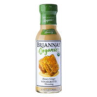 Brianna's Organic Dressing Honey Ginger Vinaigrette, 10 Ounce