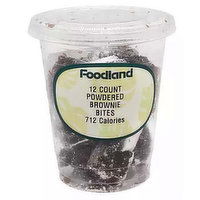 Powdered Mini Brownie Bites, 8 Ounce