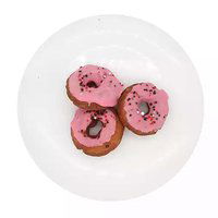 Mini Donut, Wild Strawberry, 4.5 Ounce