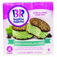 Mint Chocolate Ice Cream Sandwich, 3 Ounce