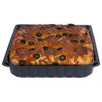 Focaccia Bread, Pepperoni, Black Olive, Cheddar, 32 Ounce