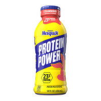 Nesquik Protein Power Strawberry Milk, 14 Ounce