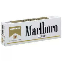 Marlboro Gold Cigarettes, 100's, Box, 1 Each