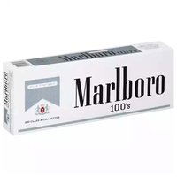 Marlboro Silver 100's Cigarettes, Box, 1 Each