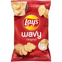 Lay's Wavy Chips, Original, 7.75 Ounce