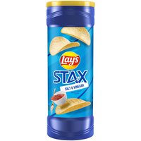 Lay's Stax Potato Chips, Salt & Vinegar, 5.5 Ounce