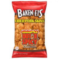 Baken-Ets Chicharrones, Hot 'N Spicy, 4 Ounce