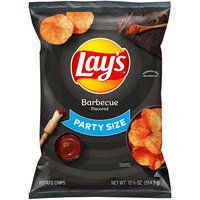 Lay's Barbecue Potato Chips, Party Size, 12.5 Ounce