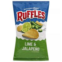 Ruffles Lime & Jalapeno, 8 Ounce