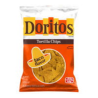 Doritos Flavored Tortilla Chips, Taco Flavor, 9.25 Ounce