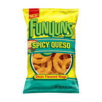 Funyuns Spicy Queso Onion Flavored Rings, 6 Ounce