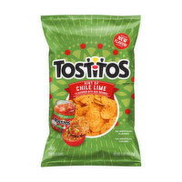 Tostitos Hint of Chile Lime Flavored Bite Size Rounds Tortilla Chips, 11 Ounce