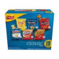 Frito Lay Classic Mix Snacks Variety Pack, 18 Each