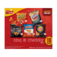 Frito Lay BBQ & Cheddar Mix, 18 Each