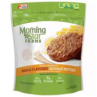 MorningStar Farms Veggie Breakfast Sausage Patties, Maple, 8 Ounce