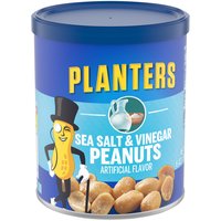 Planters Sea Salt & Vinegar Peanuts, 6 Ounce