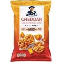 Quaker Rice Crisps, Cheddar, 3.03 Ounce