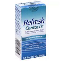 Refresh, Contacts Comfort Drops, Contact Lens, 12 Millilitre