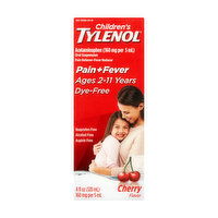 Tylenol Children's Cherry Flavor Acetaminophen Oral Suspension, 4 Ounce