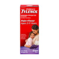 Tylenol Children's Pain & Fever Liquid, Grape, 4 Ounce