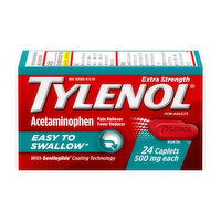 Extra Strength Easy To Swallow Caplets With Gentleglide Coating Technology, 24 Each