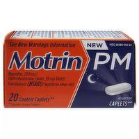 Motrin Ib Pm Caplets, 20 Each