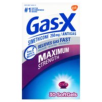 Gas X Max Strength, 30 Each