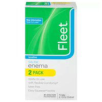 Fleet Enema, Saline, Twin Pack, 9 Ounce