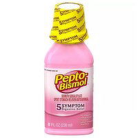 Pepto Bismol Upset Stomach Reliever/Antidiarrheal, 8 Ounce