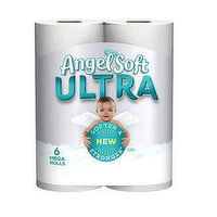 Angel Soft Ultra Mega Roll, 6 Each