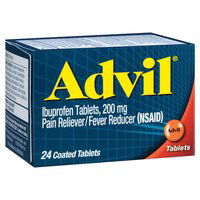 Advil Non-Aspirin Tablets, 200mg, 24 Each