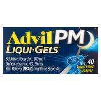 Advil PM Liqui-Gels, 40 Each