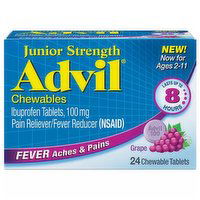 Advil Child Jr Chew Grape, 24 Each