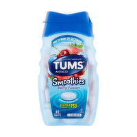 Tums Smoothies Berry Fusion Extra Strength 750 Chewable Tablets, 60 Each