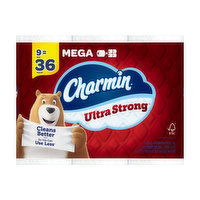 Charmin Strong Mega Rolls, 9 Each