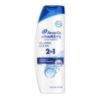 Head and Shoulders 2 in 1 Dandruff Shampoo and Conditioner, Anti-Dandruff Treatment, Classic Clean, 12.5 Ounce