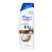 Head and Shoulders 2 in 1 Dandruff Shampoo and Conditioner, Anti-Dandruff Treatment, Coconut, 12.5 Ounce