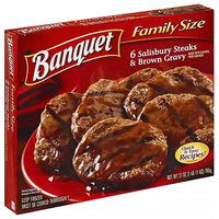 Banquet Salisbury Entrée, 27 Ounce