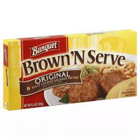 Banquet Brown 'N Serve Sausage Patties, 6.4 Ounce