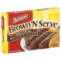 Banquet Brown 'N Serve Sausage Links, 6.4 Ounce