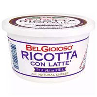 Bel Gioioso Ricotta Con Latte, Part Skim Milk, 1 Pound