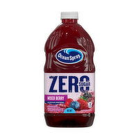 Ocean Spray Zero Sugar Mixed Berry Flavored Cranberry Juice Drink, 64 Ounce