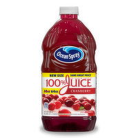 Ocean Spray 100% Cranberry Juice, 64 Ounce